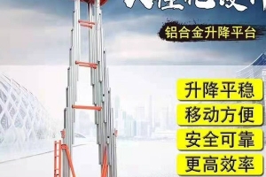 宜興雙桅鋁合金升降機(jī)   生產(chǎn)廠家